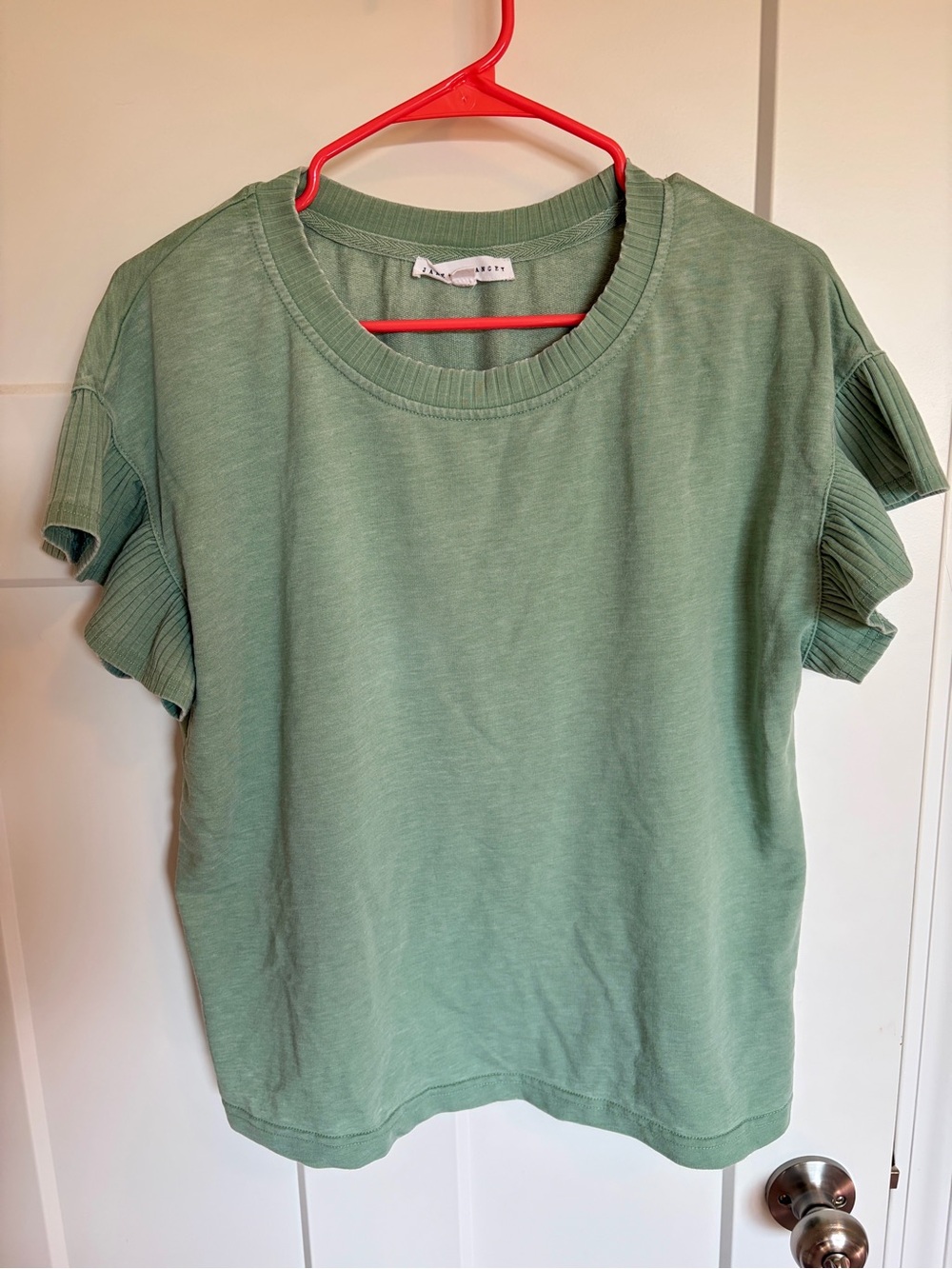 Jane and Delancey Women’s Green Blouse Cotton